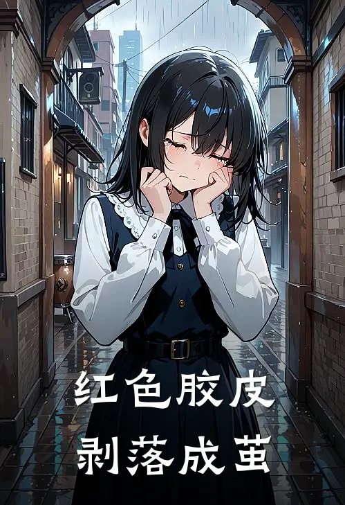 红色胶皮剥落成茧