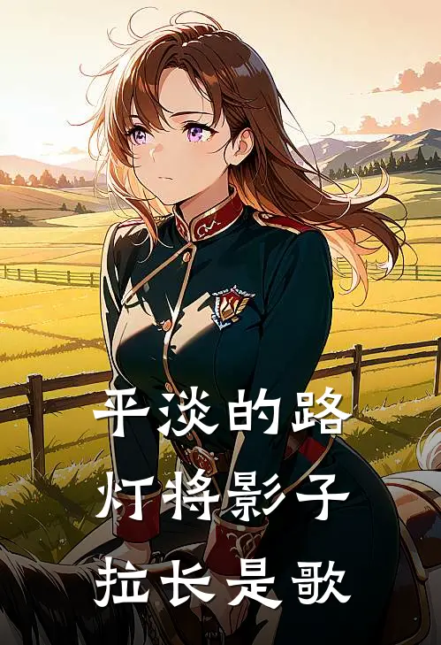 平淡的路灯将影子拉长是歌